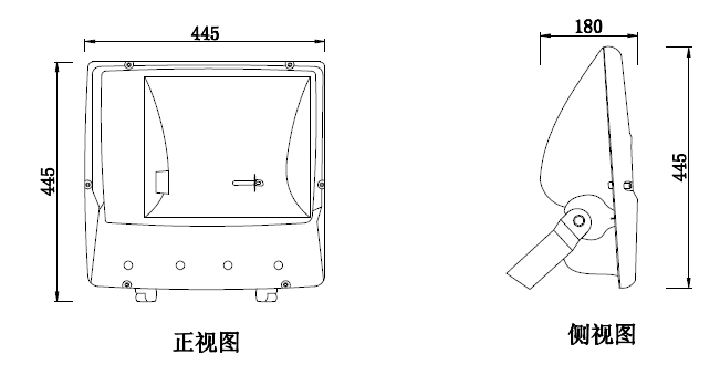 SYFGD-038 泛光灯灯具结构图